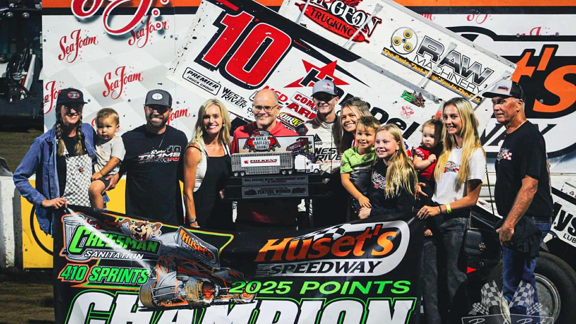 Timms secures Huset&#39;s championship, top-ten versus Outlaws; Port Royal Speedway next