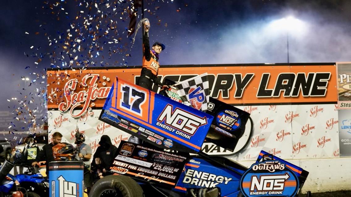 Haudenschild and Chaney Capture Victories at Huset’s Speedway During Huset’s Hustle Presented by Folkens Brothers Trucking; Zebell Earns Track Title