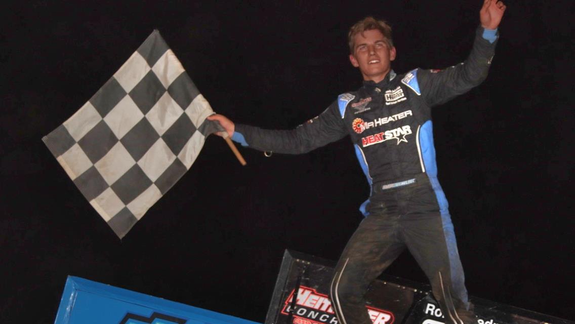 KASEY JEDRZEJEK WINS THE FALLEN TRIBUTE RACE AT WAYNESFIELD RACEWAY PARK