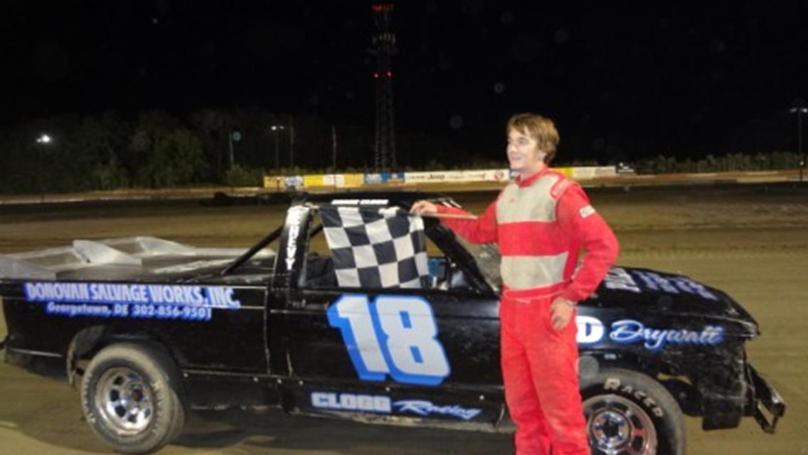 SHANE CLOGG GETS 3RD WIN IN SUPER TRUCKS WITH LAST LAP PASS