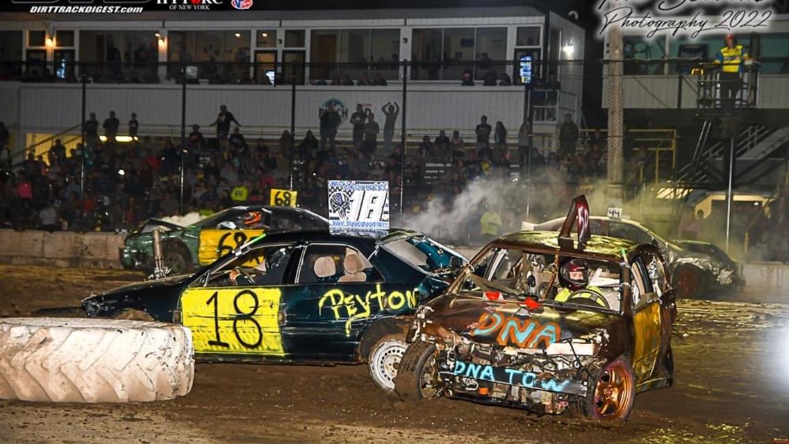 Austin Wilson Memorial Demo Derby, 2k to win 358 Modifieds, and Bike Races This Friday Night