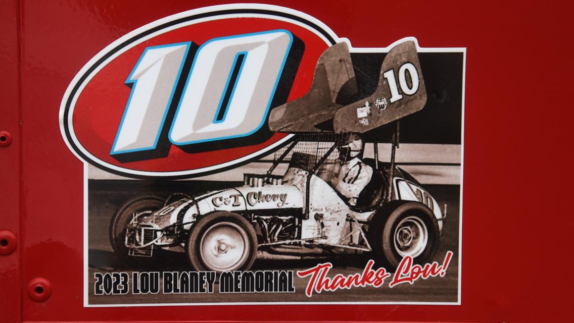 RYAN BLANEY TO VISIT AUG 17 FOR LOU BLANEY MEMORIAL; $12,000 TO-WIN, $1200 TO START FOR 410 SPRINTS