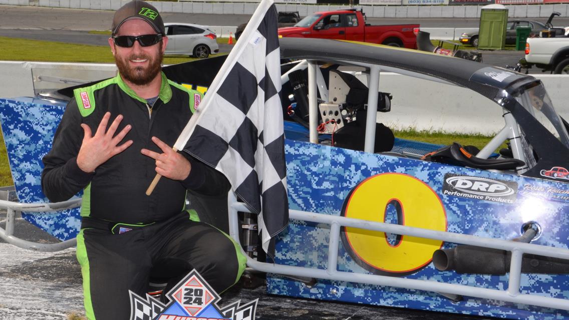 Thibodeau Celebrates First Sportsman Modified Victory