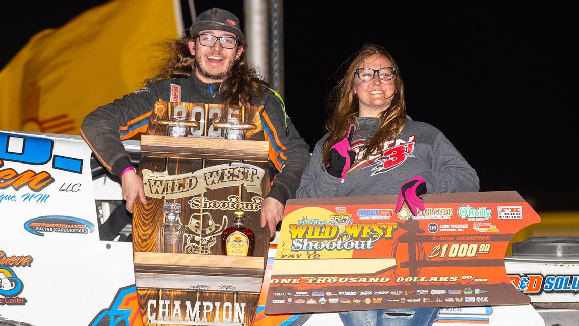 Rob Moseley won the Rio Grande Waste Services Wild West Shootout X-Mod finale and point title.