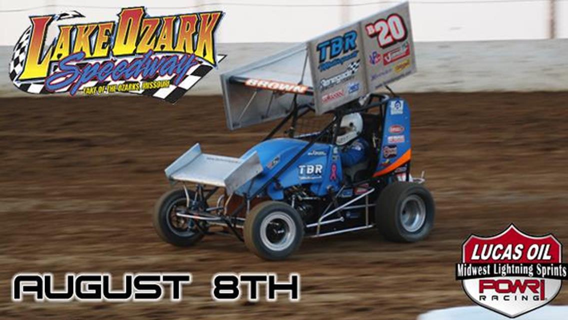 Tom Brown Banks Nevada Speedway Victory with POWRi Midwest Lightning Sprints