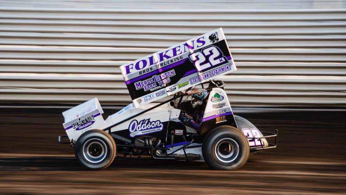 Kaleb Johnson Produces Career-Best 410 Knoxville Raceway Result and Podium Performance at Huset’s Speedway