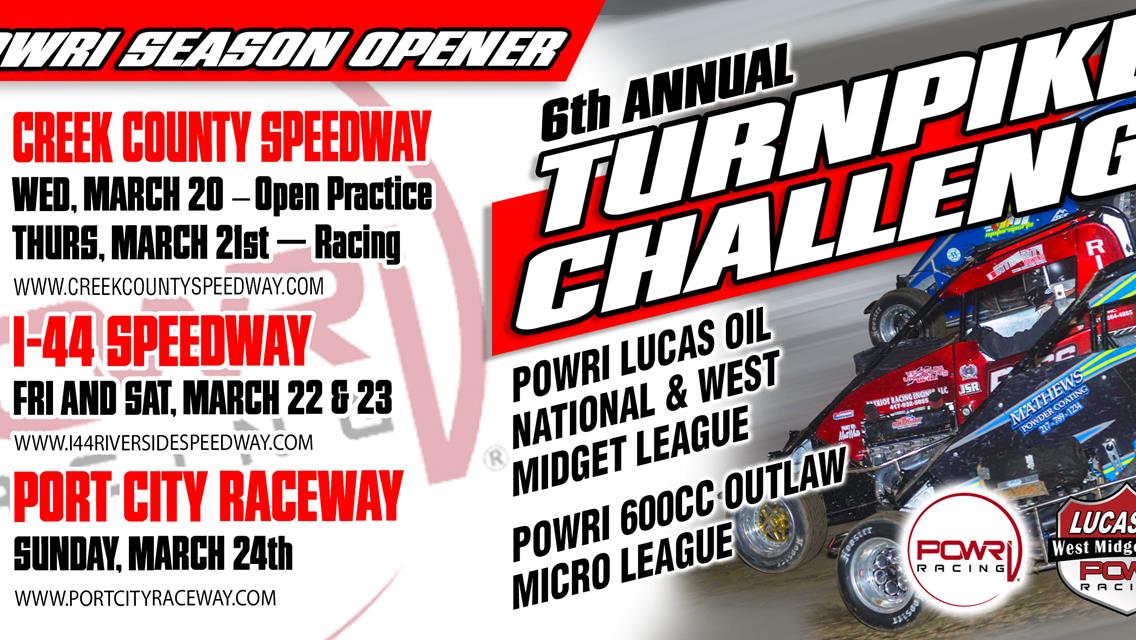 2019 POWRi 6th Annual Turnpike Challenge Information