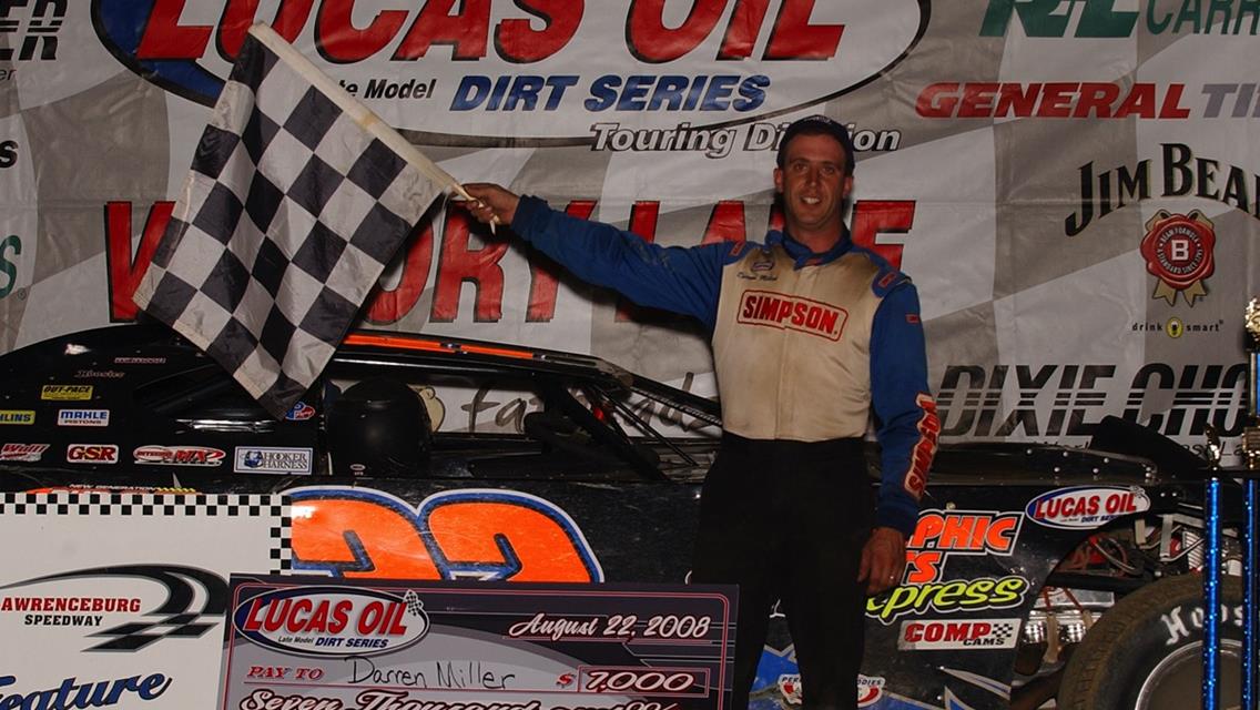 Darren Miller Large at Lawrenceburg for Second Series Win of 2008