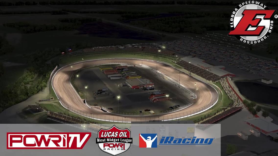 Championship Quest Down to Eldora Finale with the POWRi Midget iRacing Season