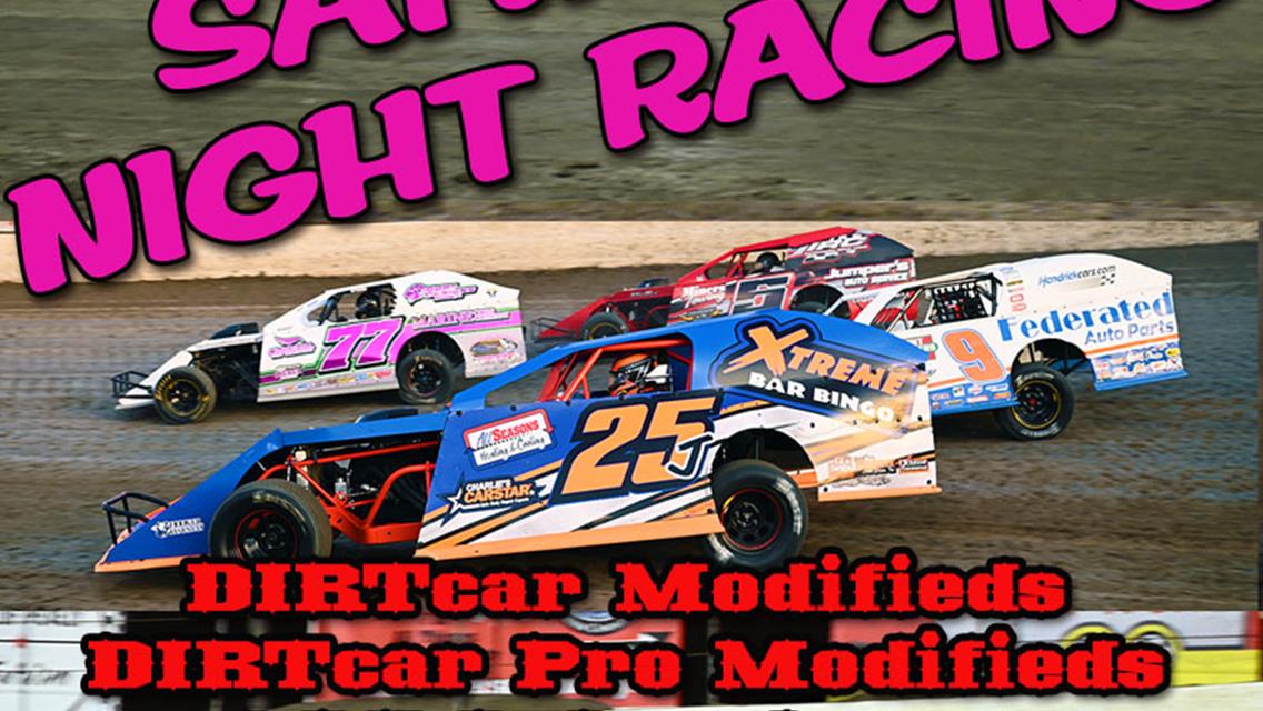 This Saturday, June 1st racing action schedule!