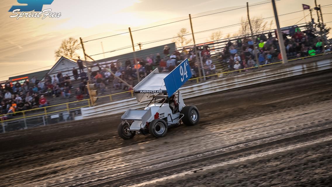 Mingus Puts New Car in A Main at Attica During Season Opener