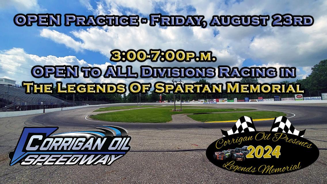 Optional Open Practice for The Legends of Spartan Memorial 08/23/2024