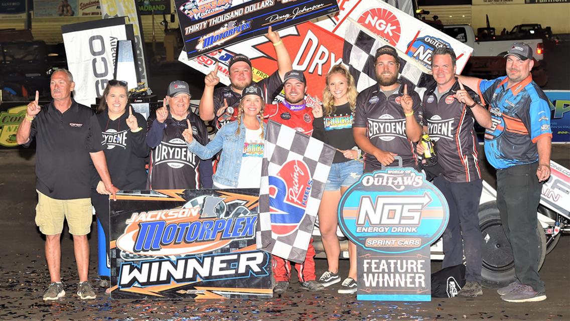 Schuchart Crowned AGCO Jackson Nationals Champion After Thrilling World of Outlaws Feature at Jackson Motorplex
