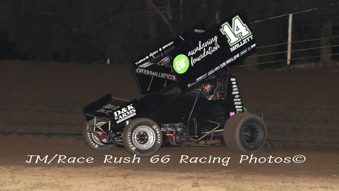 Mallett Moves Forward During ASCS National Tour Event for Top-10 Outing