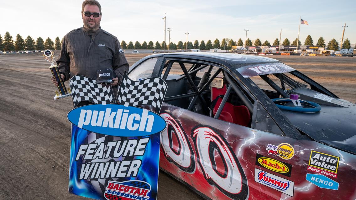 DEFENIND CHAMPION, YOST, PARKS IT IN VICTORY LANE