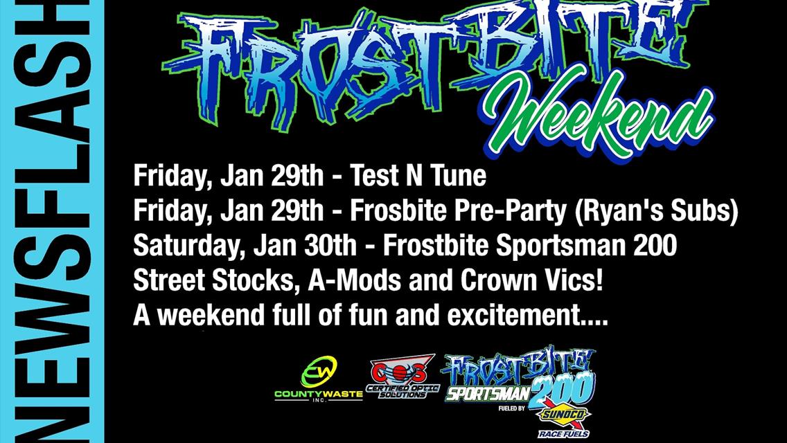 Frostbite Weekend January 29-30, 2021