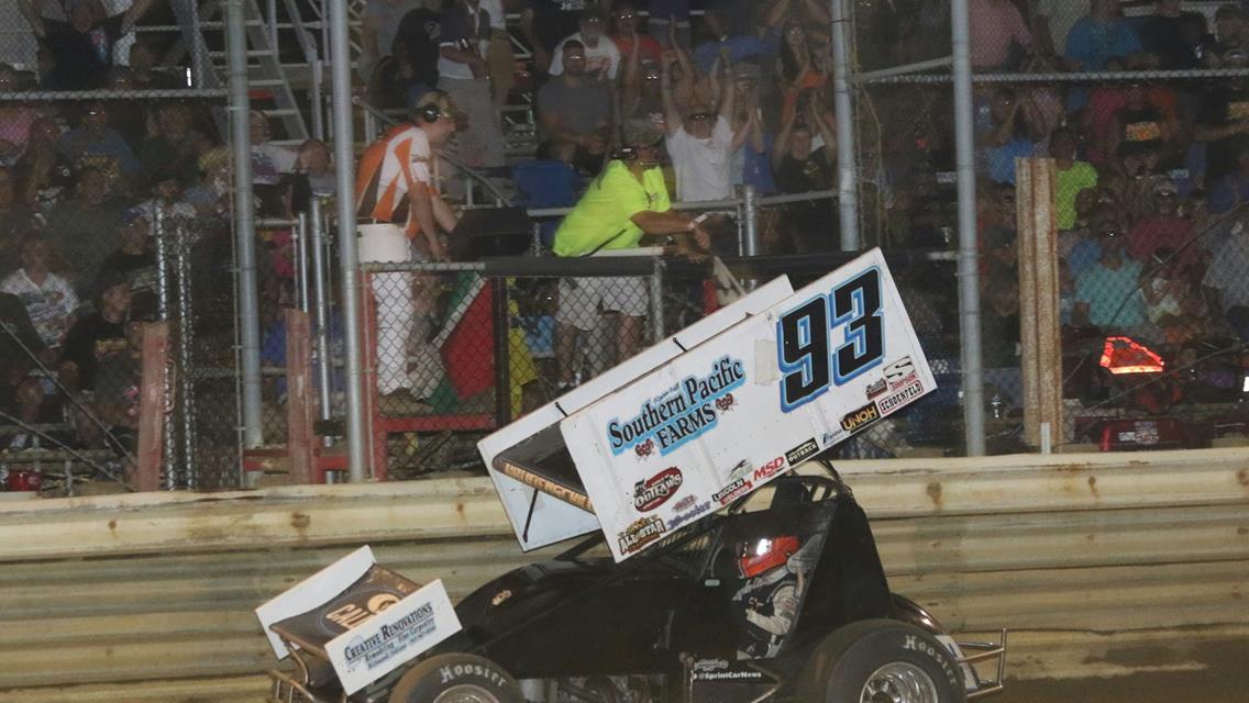 Sheldon Haudenschild Cruises to Sunday Night Win at Wayne County Speedway