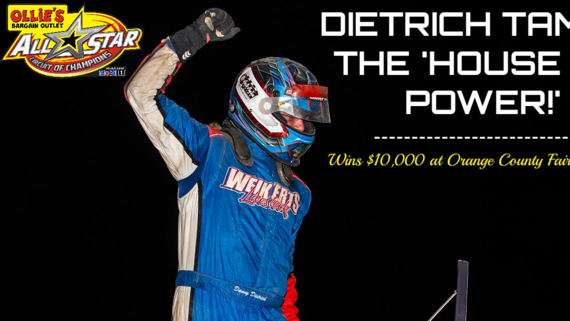 Danny Dietrich scores $10,000 during All Star visit to Orange County Fair Speedway