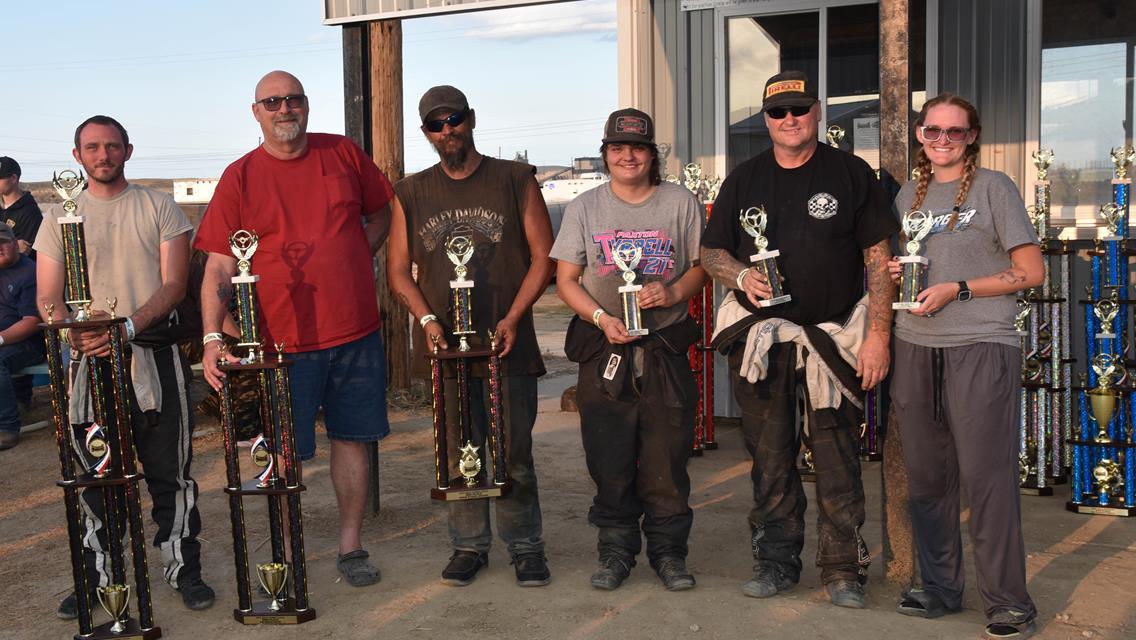 2025 Gillette Thunder Speedway Points Trophy Winners!