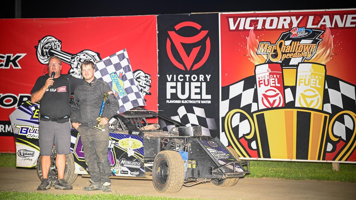 Gaylord wins a banger by .020 at the line over Devilbiss.