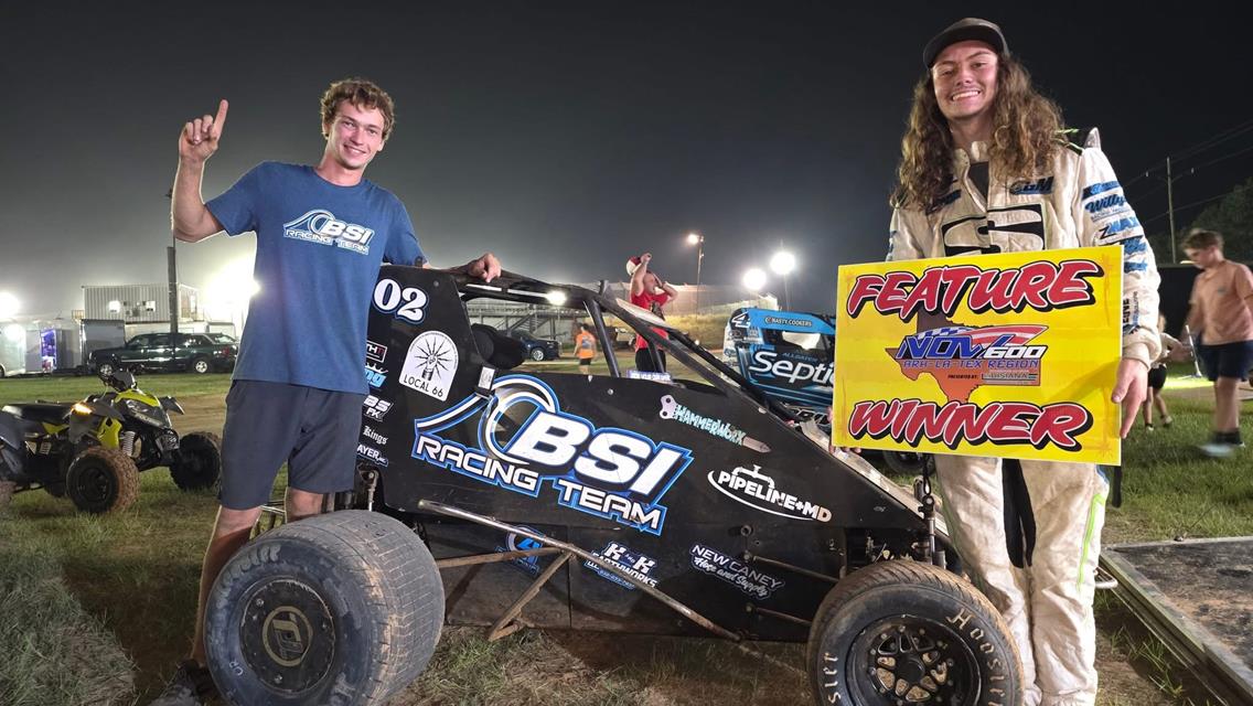 Townsend, Spake, and Russell Top NOW600 Ark-La-Tex Region Fields at 105 Speedway!