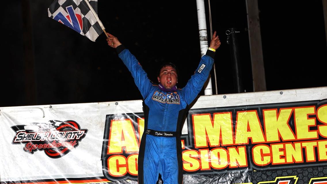 Shelby County Speedway (Harlan, IA) – Malvern Bank East Series – Rallen Zeitner Memorial – July 12th, 2025. (Mike Ruefer photo)