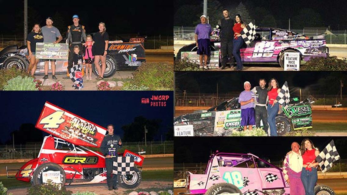 Schmidt returns to Plymouth Late Model victory lane on Wall of Fame Night