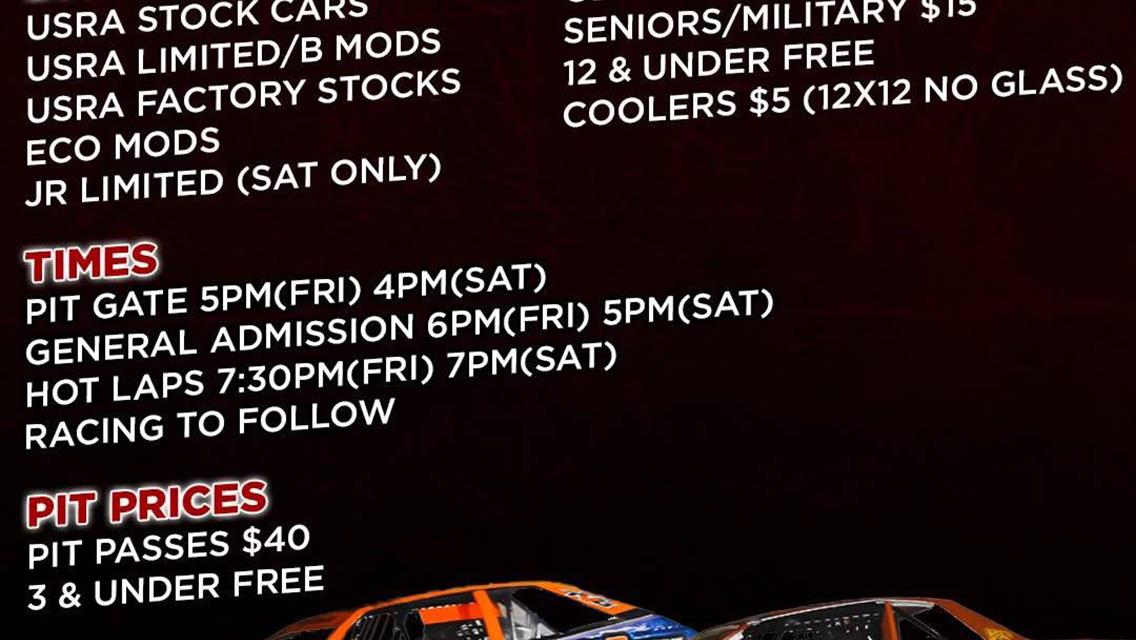 Stock Car Easter Special April 11th-12th