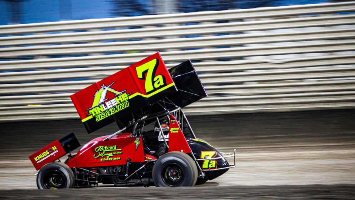 Practice Night for Young Fast Jack Anderson at Knoxville Raceway