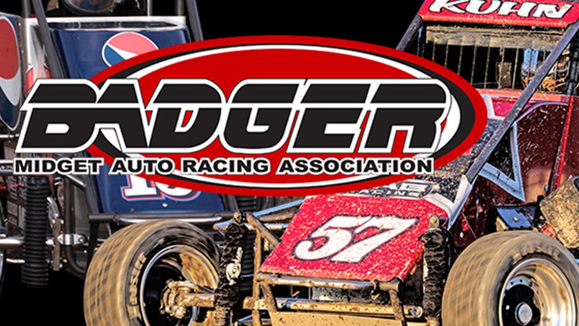 &quot;Eight days until Badger Midget season #81 starts”                                        “May 20 @ Sycamore,  May 21@ Angell Park”