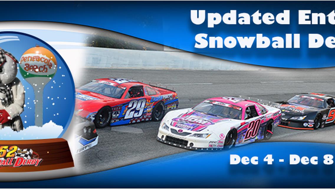 Entries from 41 Drivers Received for Snowball Derby