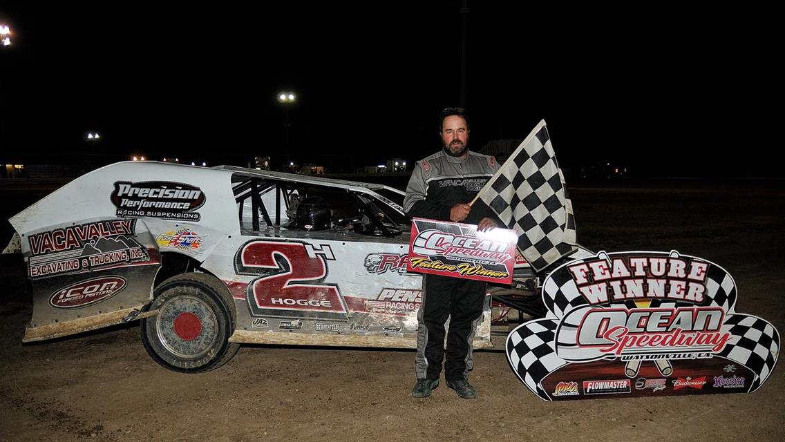 Bobby Hogge dominates Ocean Speedway IMCA Dirt Modified feature on opening night