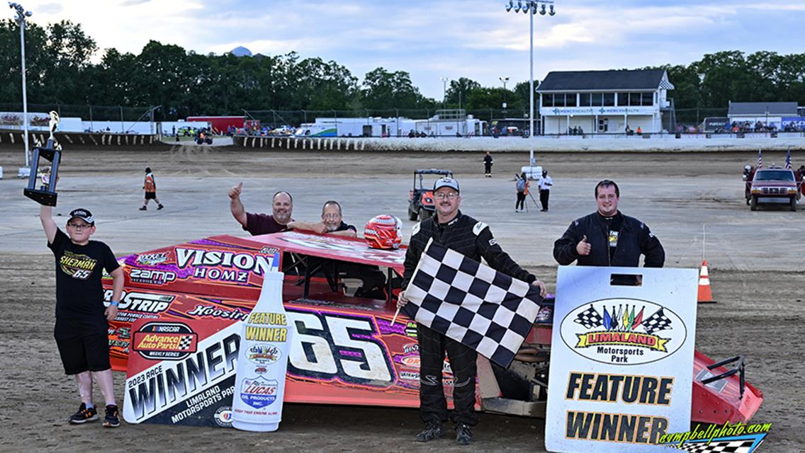 Dussel wins Allison Memorial, Sherman and Catterene split Modified features, and Rassel wins 3rd stock feature in a row at Limaland