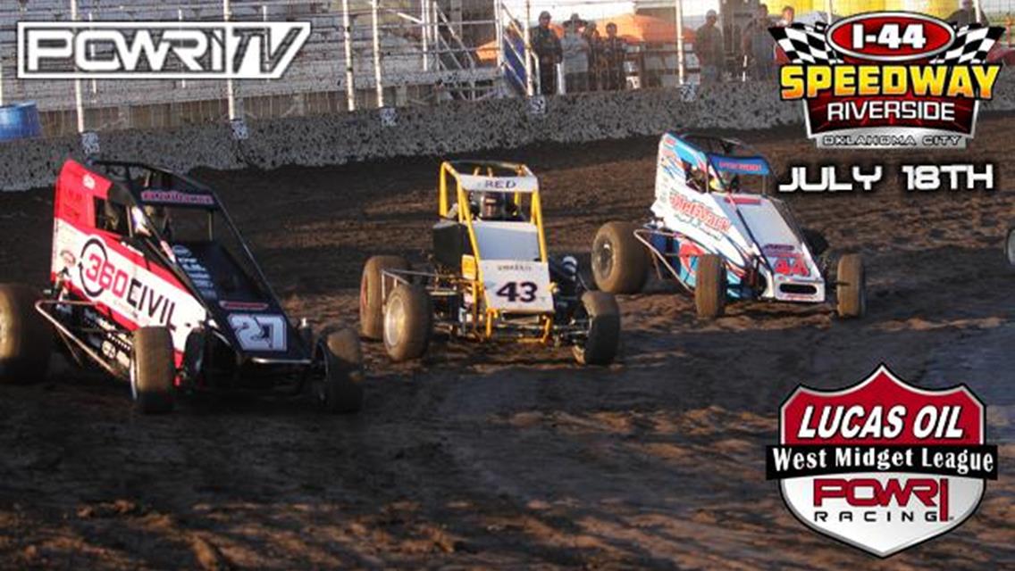 POWRi Lucas Oil West Midget League take on I-44 Riverside Speedway