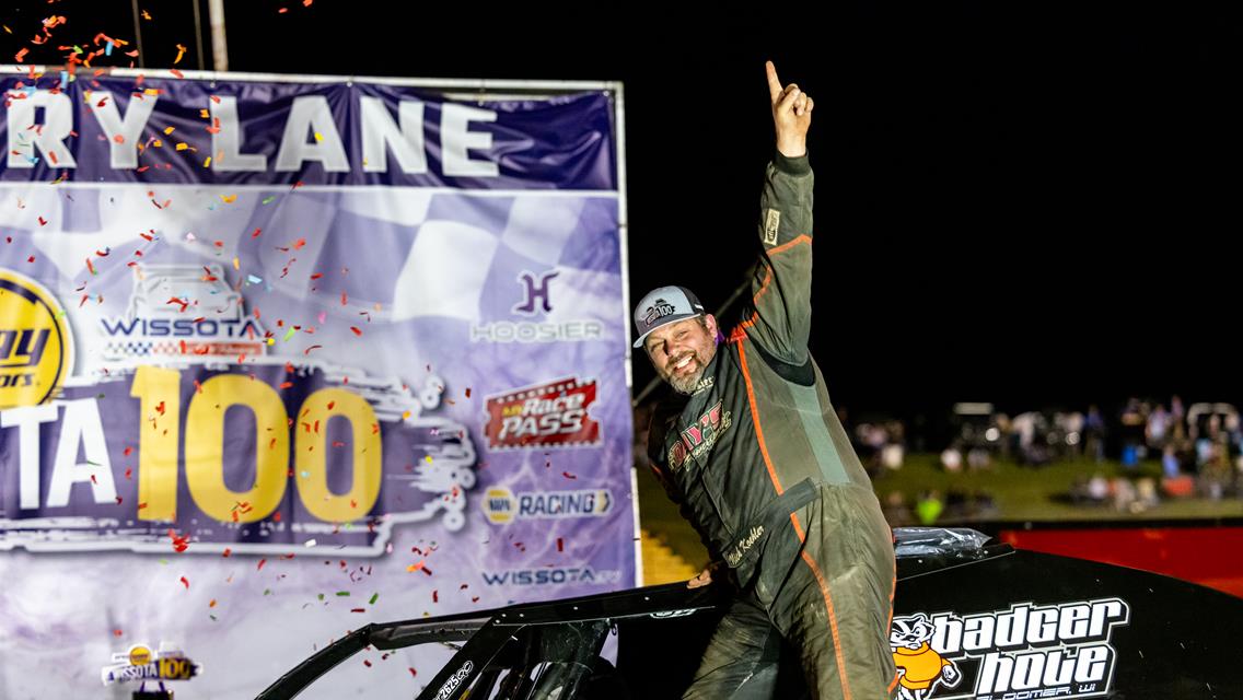 Nick Koehler rides low-groove to WISSOTA 100 Midwest Modified victory