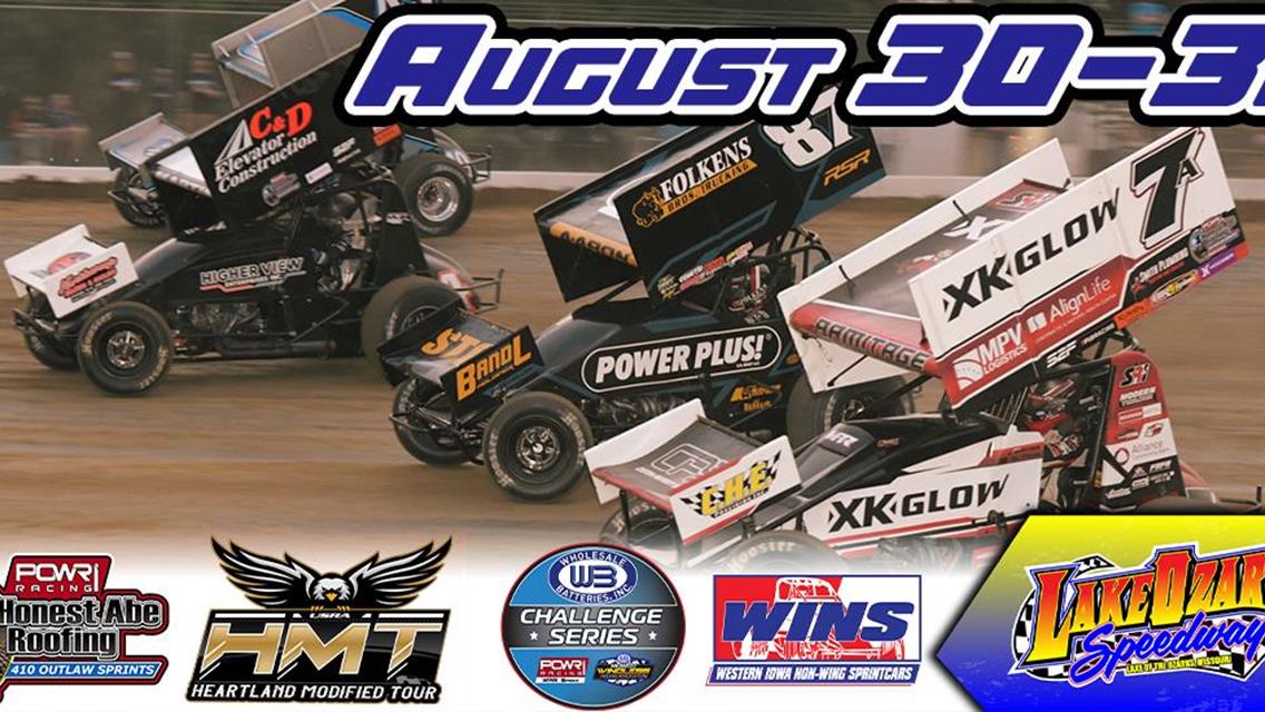 August 30-31: LOS SprintMania Approaches with POWRi 410 &amp; Non-Wing Nationals