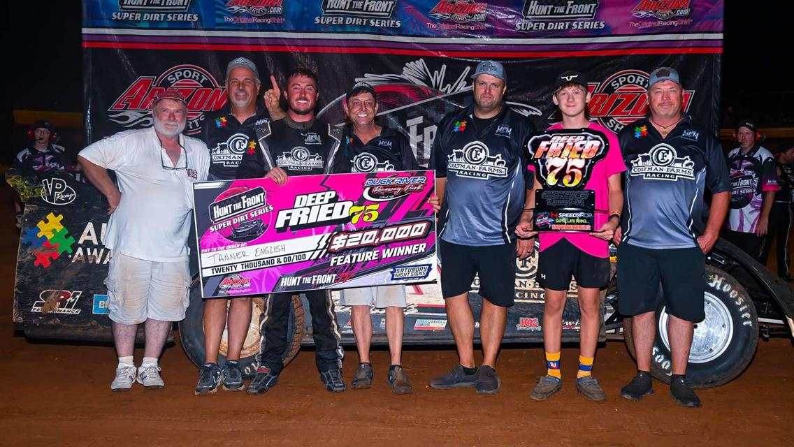 Tanner English and Coltman Farms Racing win Deep Fried 75 at Duck River Raceway Park