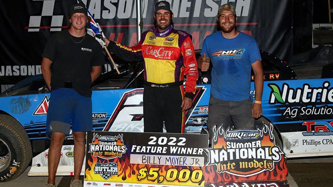 Billy Moyer Jr gets first DIRTcar Summer Nationals win of 2022