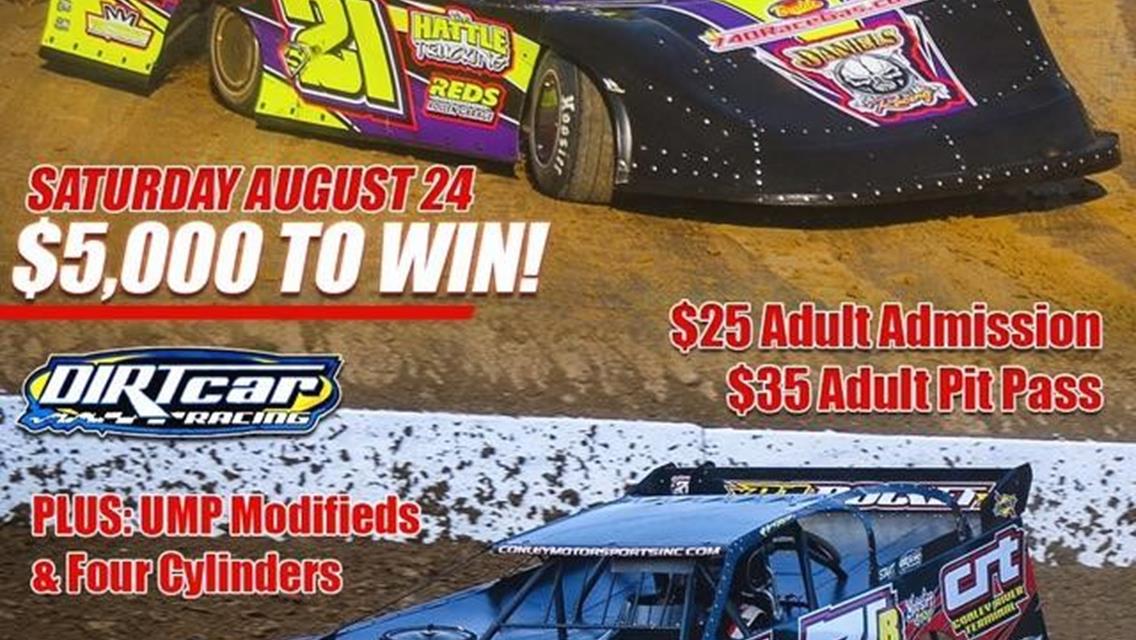 Valvoline American Late Model Iron-Man Series Fueled by VP Racing Fuels Ventures to Butler Motor Speedway on Saturday August 24