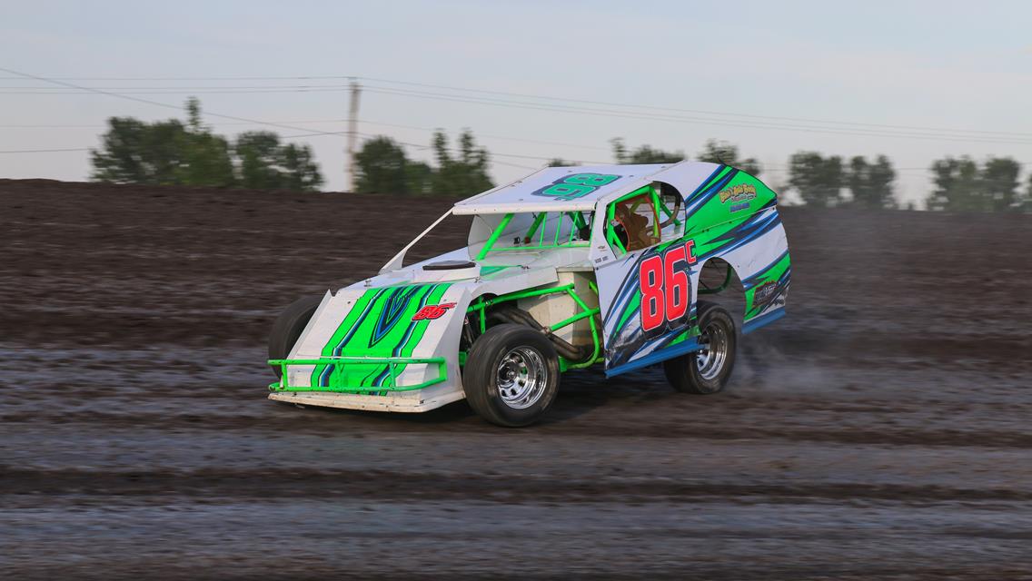 Schulz tops loaded field for stock car victory at Red River Valley Speedway