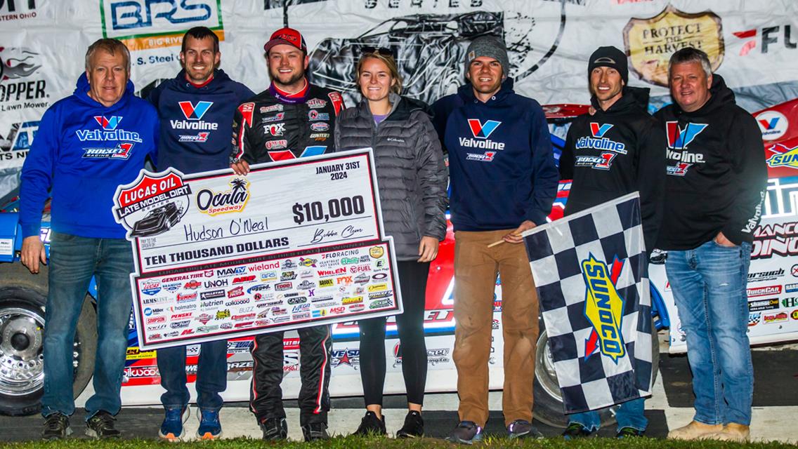O’Neal Tops Ocala for Second Lucas Oil Late Model Dirt Series Win of 2024