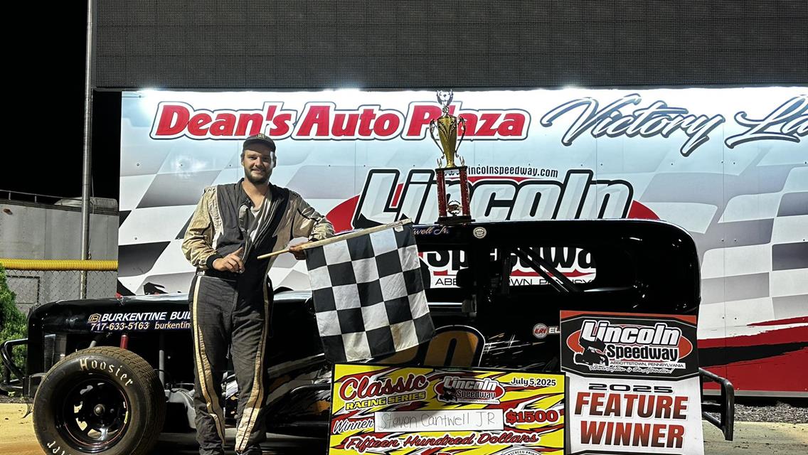 CROWNSTONE EQUIPMENT NIGHT FEATURE WINS GO TO: ROSS PERCHAK, AJ HOFFNER, COLTON FRIESE &amp; STEVEN CANTWELL JR.