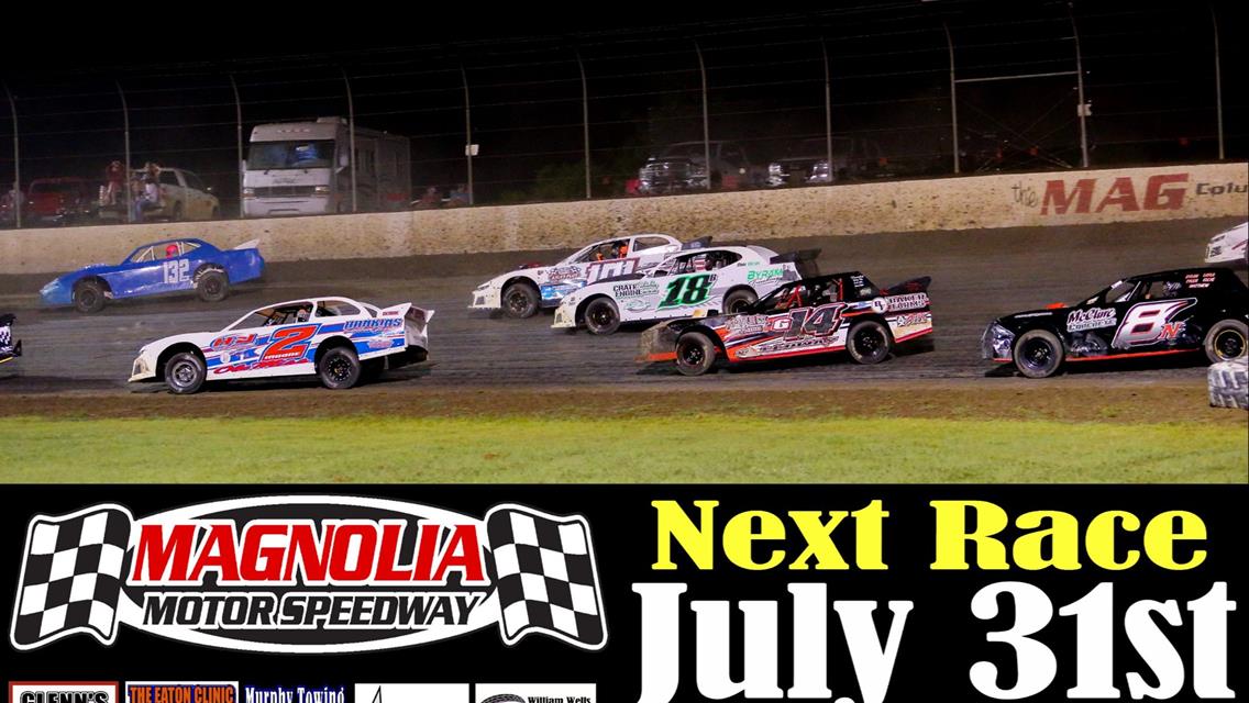 Magnolia Motor Speedway Weekly Racing Series Returns July 31