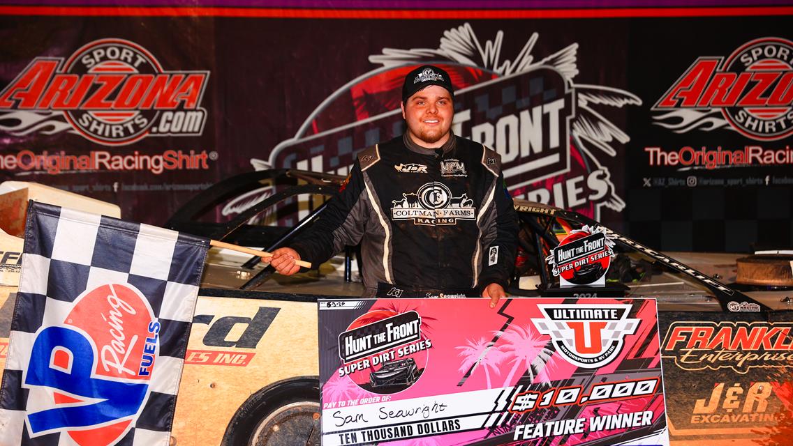Sam Seawright collects $10,000 in first-career Hunt the Front Super Dirt Series triumph