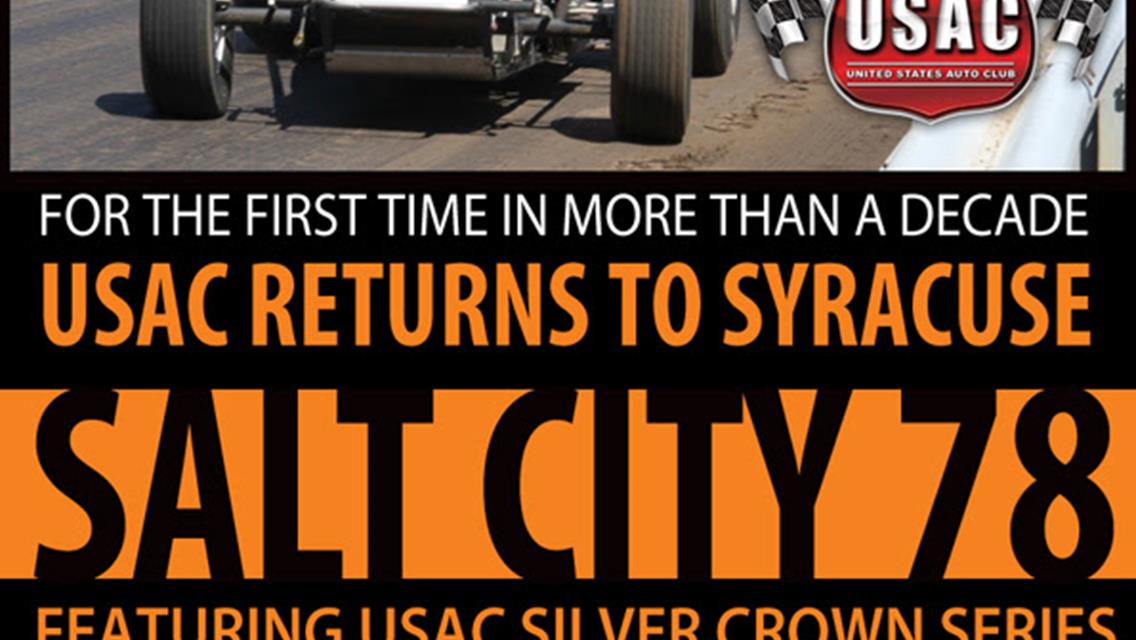 USAC Returns to Syracuse for First Time in a Decade with Silver Crown Season Finale at NAPA Super DIRT Week