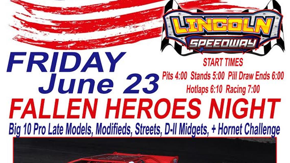 POWRi Lucas Oil D-II Midgets at Lincoln Speedway Friday 6/23