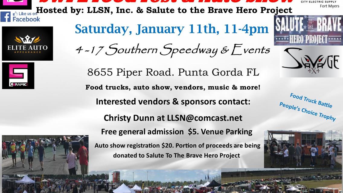 2nd Annua Food Fest &amp; Auto Show scheduled 1/11/20