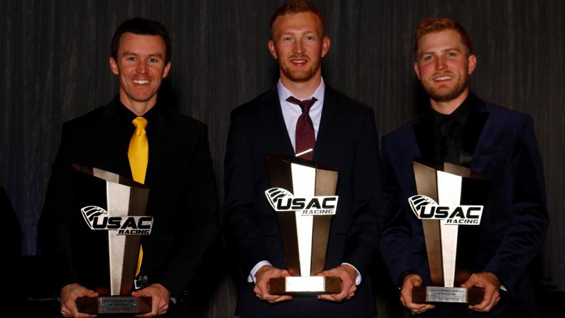 Swanson, Leary, Courtney share spotlight at USAC Banquet