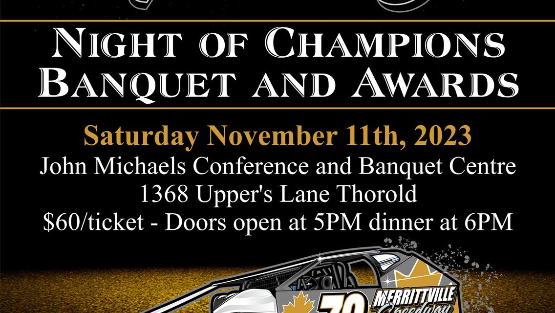 Night of Champions Awards Banquet Set for November 11