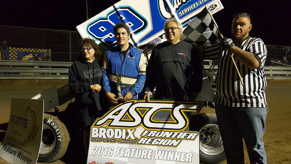 Skylar Gee Remains Dominate With ASCS Frontier Win at Valentine Speedway